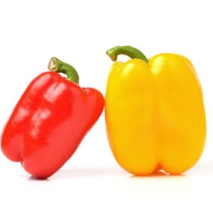 Yellow ,red bell peppers